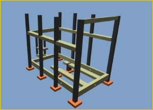 Projeto para forno de carbonização